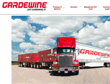 Tablet Screenshot of gardewine.com